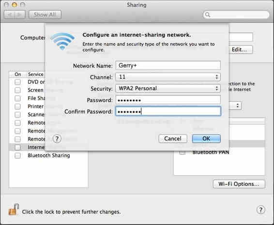 get the password for wifi on mac